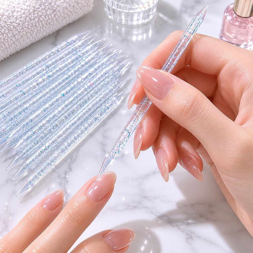 100pcs Pack Dual-ended Nail Cu - огляд і ціна Nail Art Orange