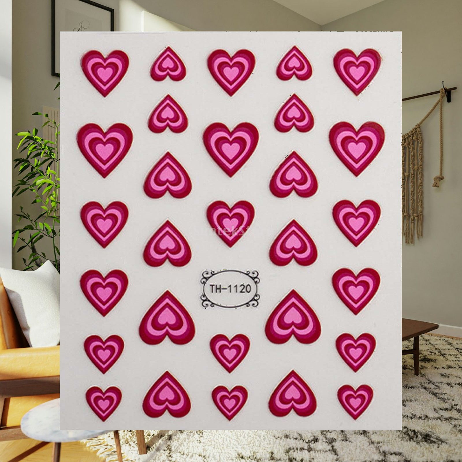 Valentines Day 3D Heart Nail A - огляд і ціна Nail Art Valentines Day