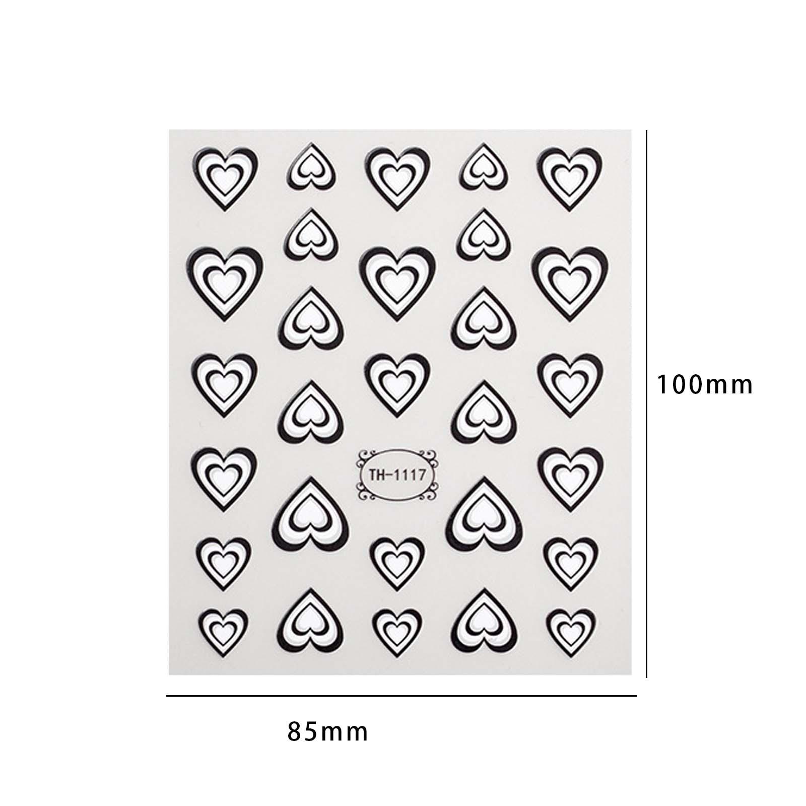 Valentines Day 3D Heart Nail A - огляд і ціна Nail Art Valentines Day
