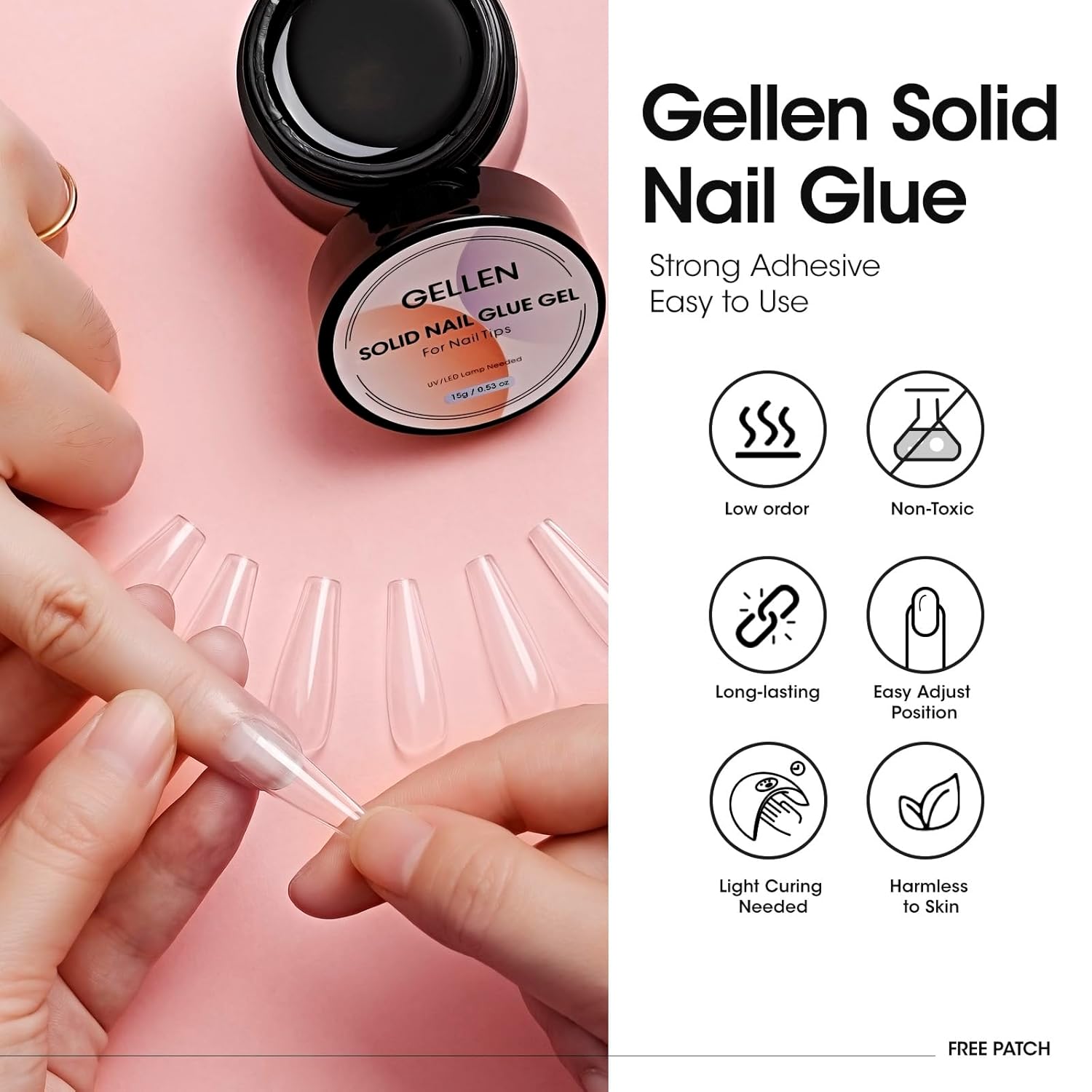 GELLEN Nail Solid Glue Builder - огляд і ціна Nail Art Ombre