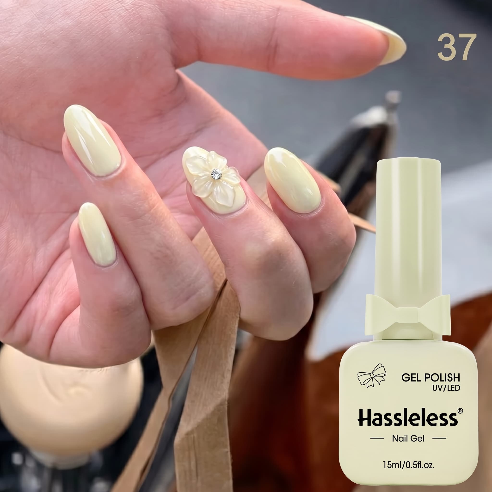 Hassleless Nail Polish Gel 3-P - огляд і ціна Nail Art Orange