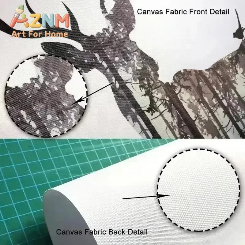 AZNM Frameless Canvas Wall Art - огляд і ціна Nail Art Pink
