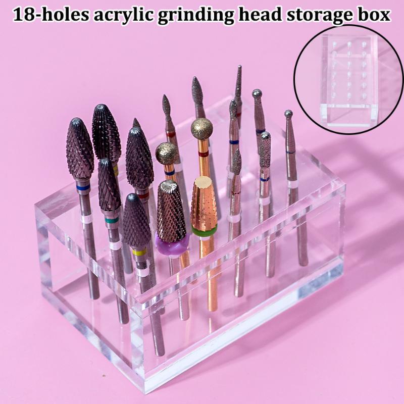 18 Holes Acrylic Wooden Nail D - огляд і ціна Nail Drill Machine