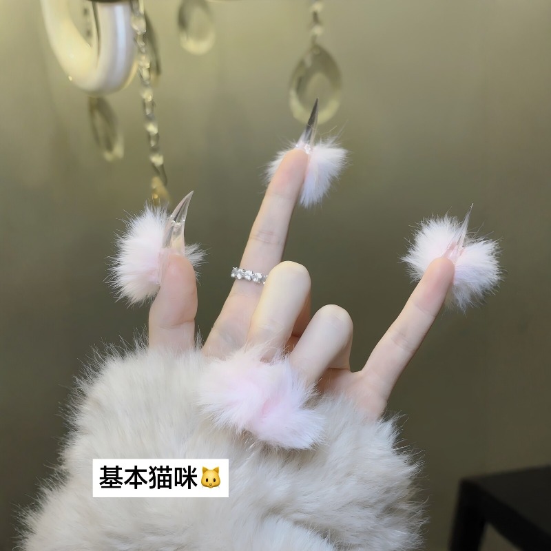 Handmade Long Cat Claw Press o - огляд і ціна Nail Art Press On