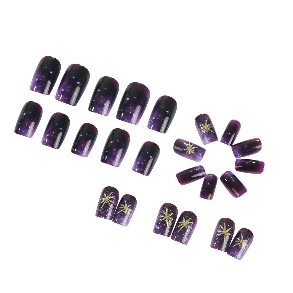 Short Medium fake nails gradie - огляд і ціна Nail Art Press On