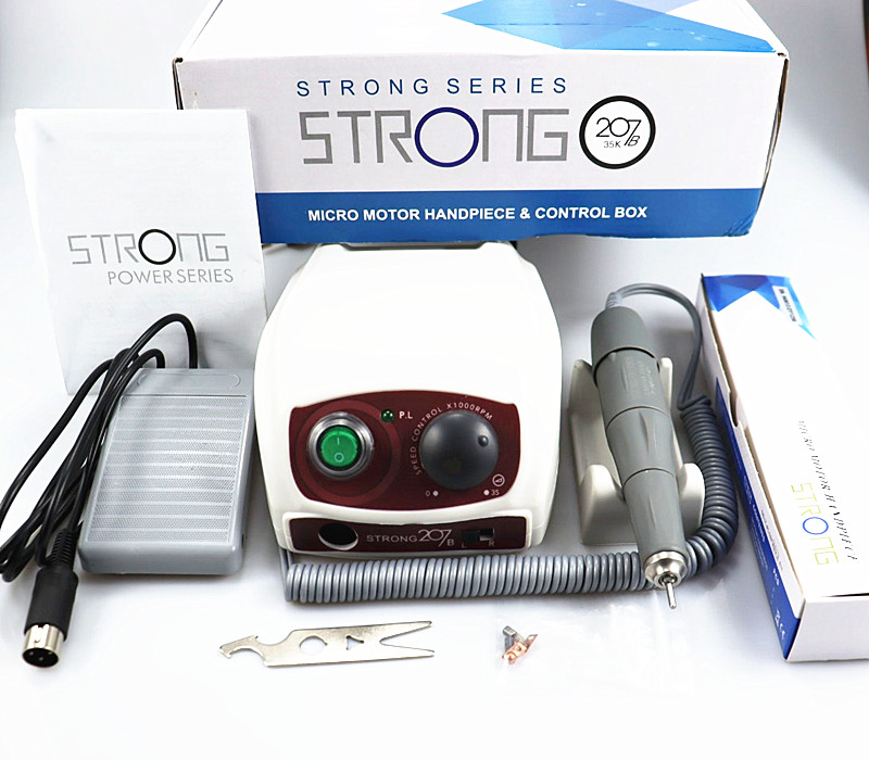 STRONG 210/207B 65W 50000RPM N - огляд і ціна Nail Drill Machine