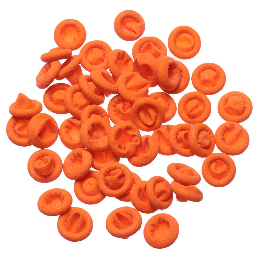 100PCS Reusable Fingertip Prot - огляд і ціна Nail Art Orange